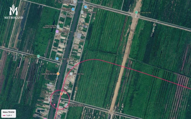 đi ngang cầu kênh k6