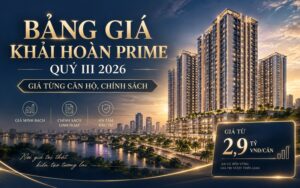 bảng giá khải hoàn prime