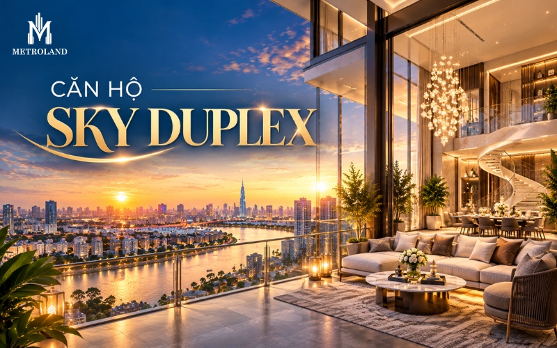 căn hộ sky duplex the privé