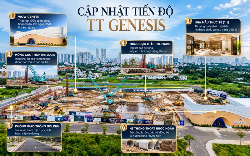 cập nhật tiến độ tt genesis