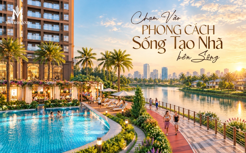 chạm vào phong cách sống tao nhã bên sông