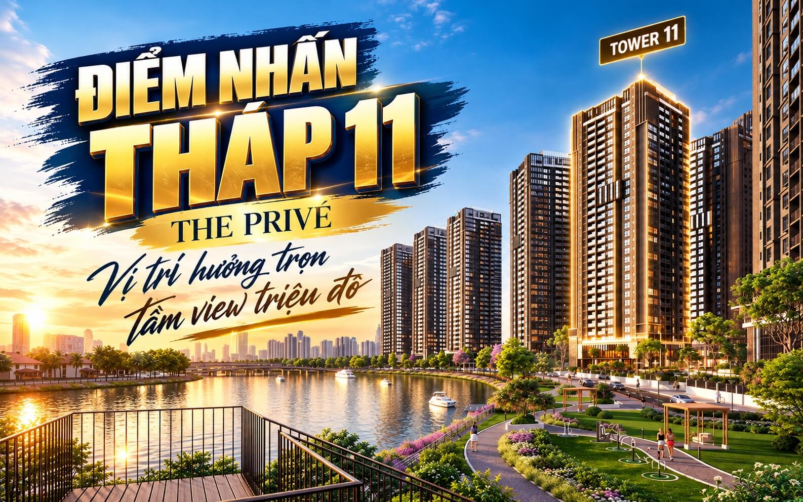 điểm nhấn tháp 11 the privé