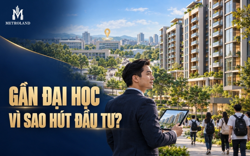 gần đại học tại sao hút đầu tư
