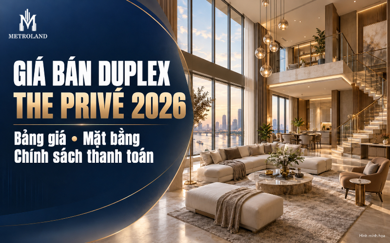giá bán duplex the privé
