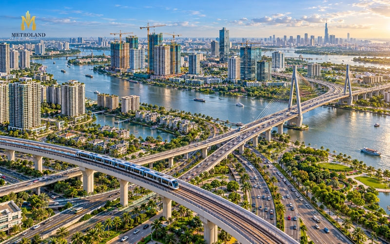 hạ tầng tăng tốc tại khu nam sài gòn