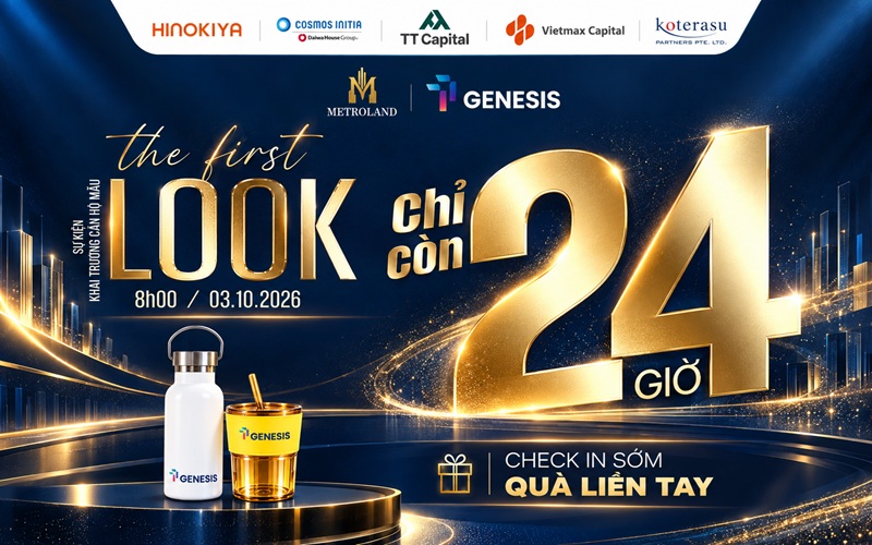 căn hộ mẫu tt gensis tại sự kiện the first look