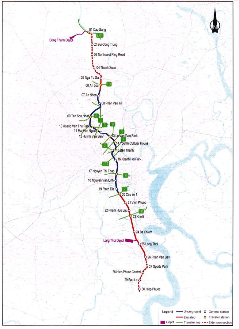 hướng tuyến 30 ga