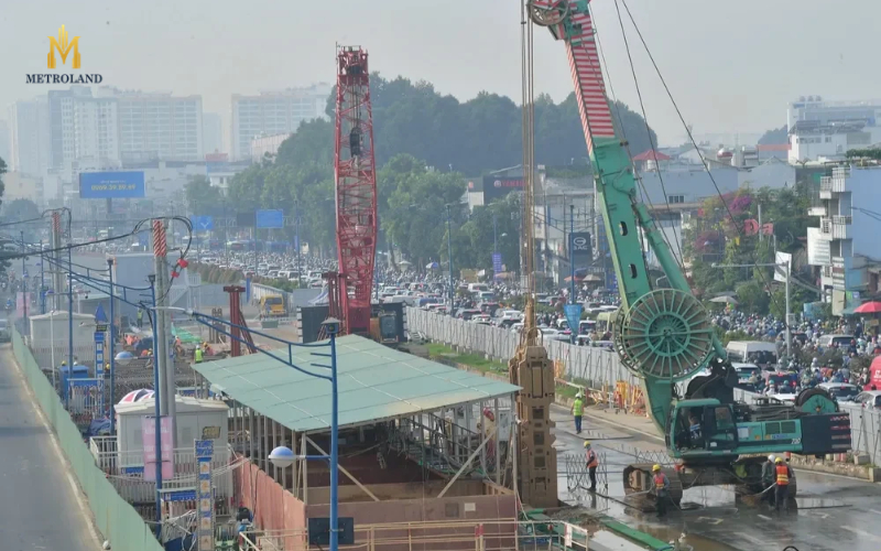 khi nào tuyến metro dự kiến xây dựng