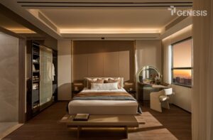 không gian walk in closet