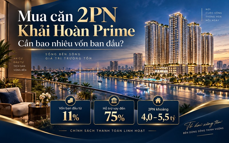 mua căn 2pn cần bao nhiêu vốn