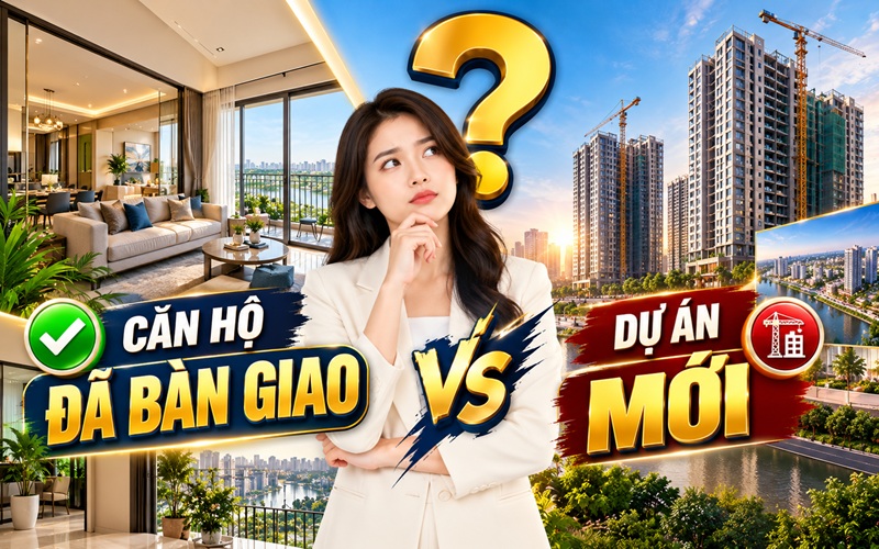 nên mua căn hộ đã bàn giao hay dự án mới