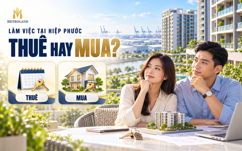 Nên thuê hay mua căn hộ khi làm việc tại Hiệp Phước?