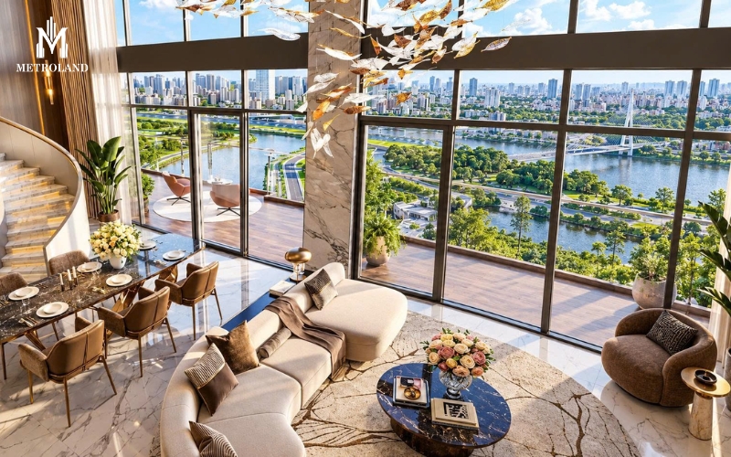vị trí của căn hộ sky duplex