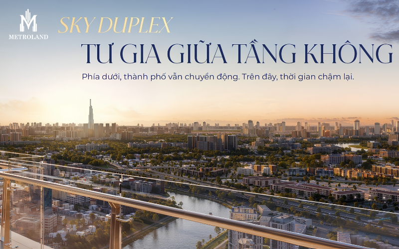 sky duplex tư gia giữa tầng không