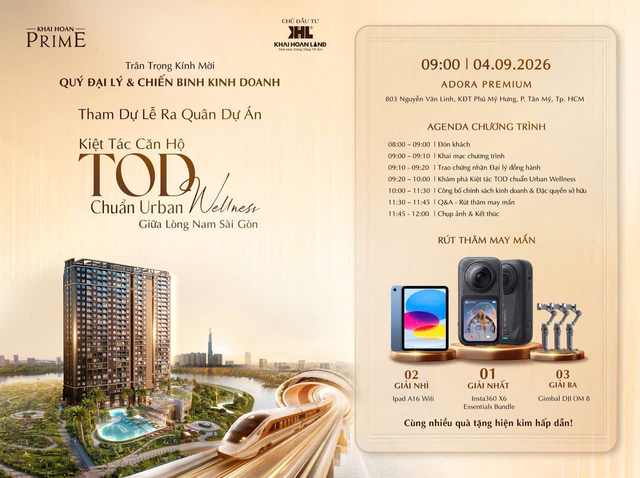 thiệp mời khải hoàn prime