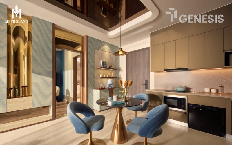 thiết kế căn hộ 2 phòng ngủ