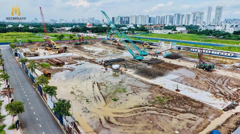 tiến độ thi công tt genesis tới đâu