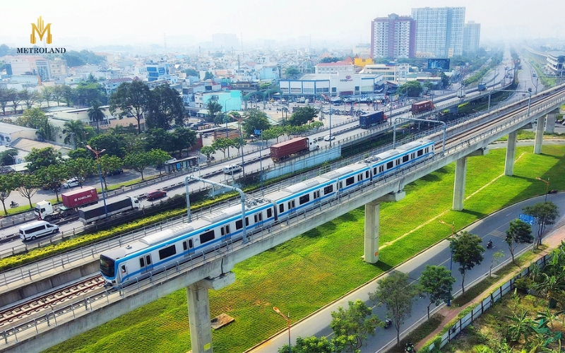 lộ trình di chuyển tuyến metro 