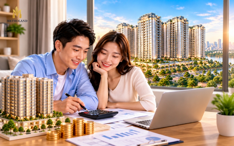 chi phí dự trù tính toán căn hộ khải hoàn prime
